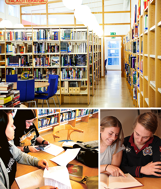 Biblioteket Tyresö gymnasium