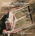 Bokomslag med flygfoto över Tyresö kyrka, boken Innanför bogårdsmuren